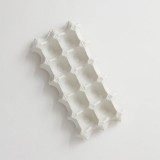 CERAMICS EGG PLATE 10 WHITE